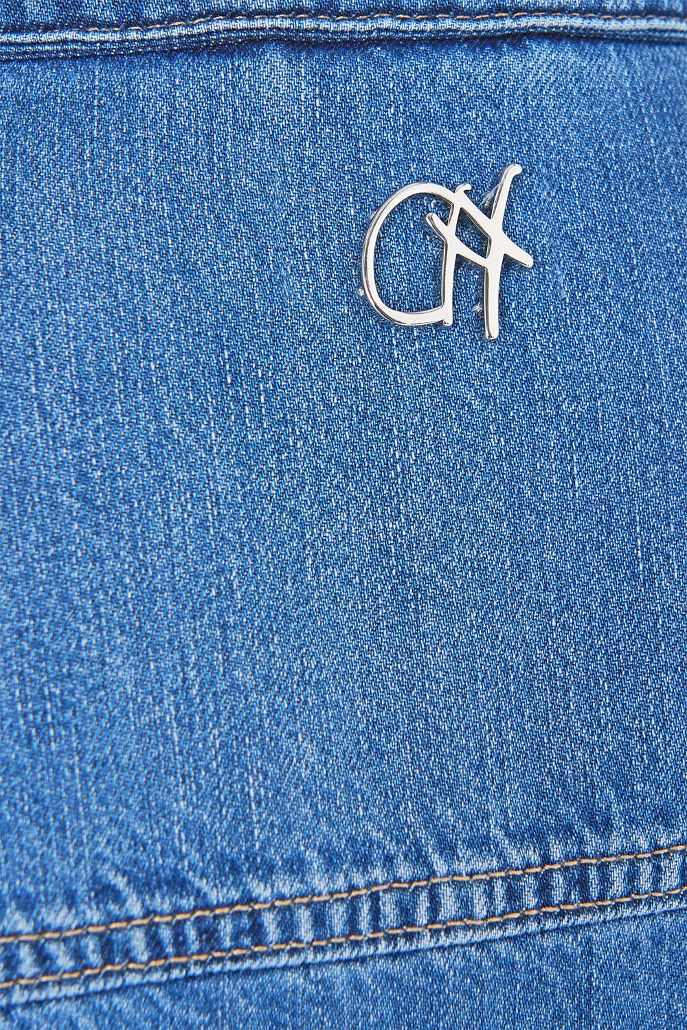 ALIKA HIGH NECK JACKET DENIM - Image 7