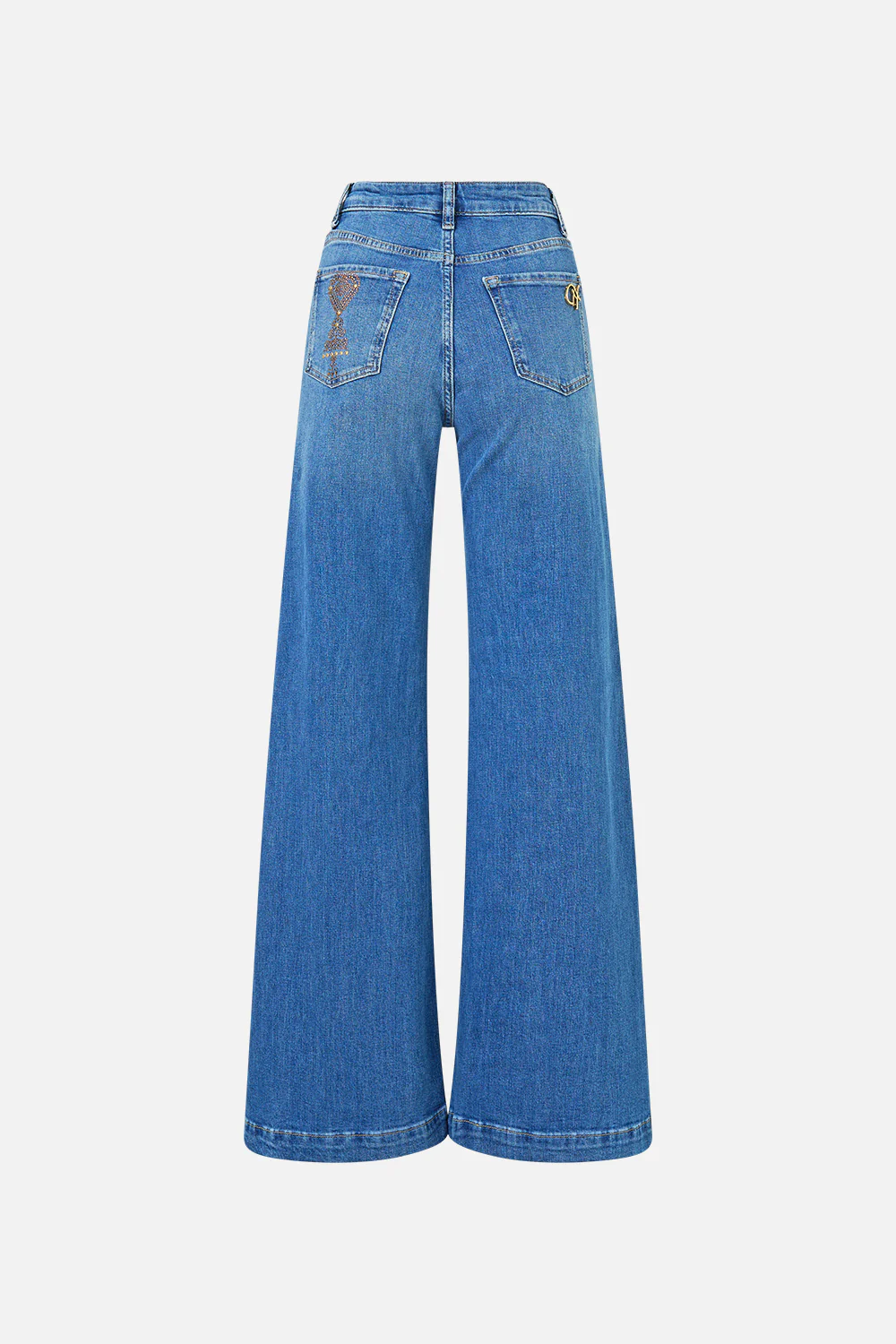 AMANDA TAURUS RISING HARDWARE FLARE JEAN DENIM - Image 6
