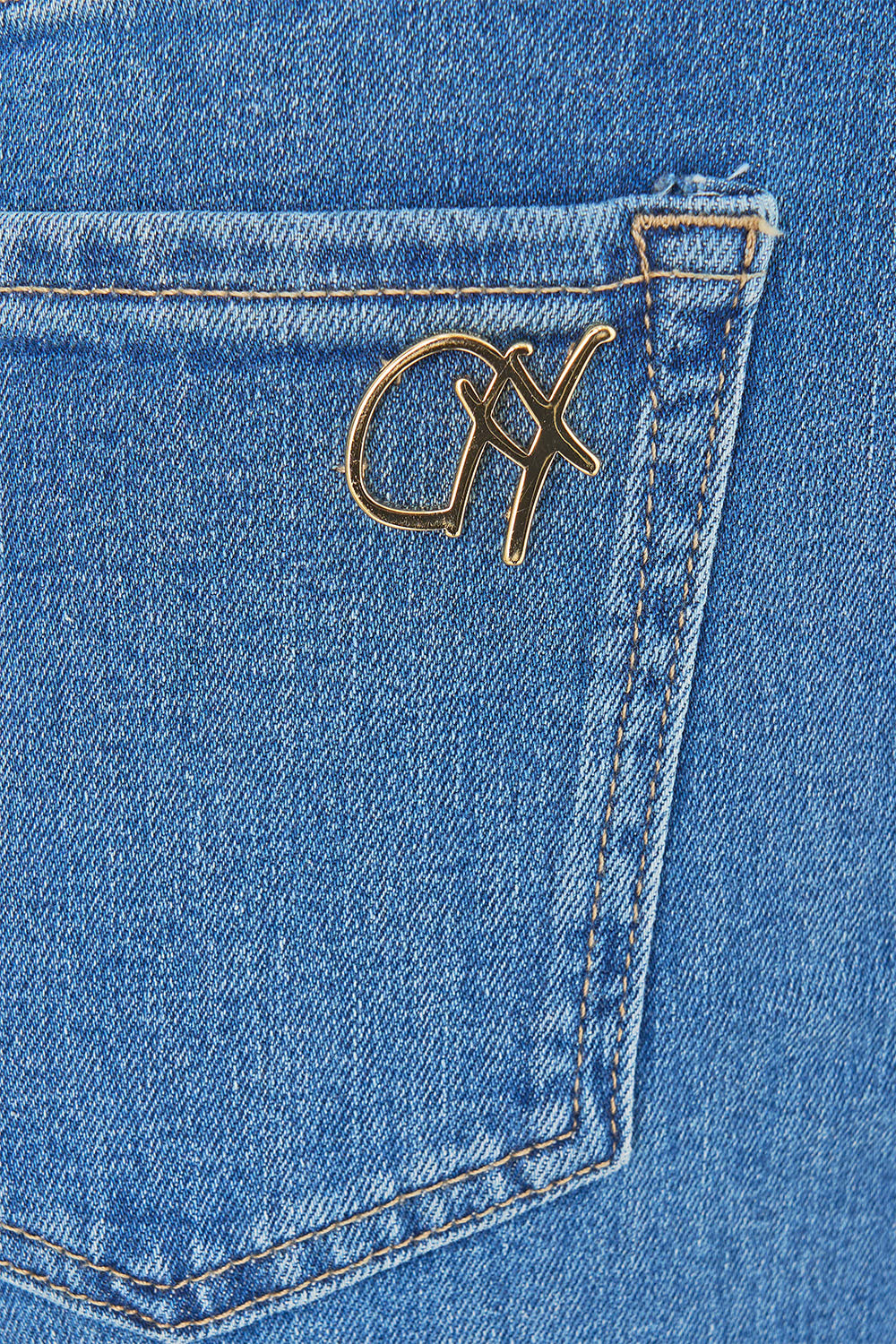 AMANDA TAURUS RISING HARDWARE FLARE JEAN DENIM - Image 7