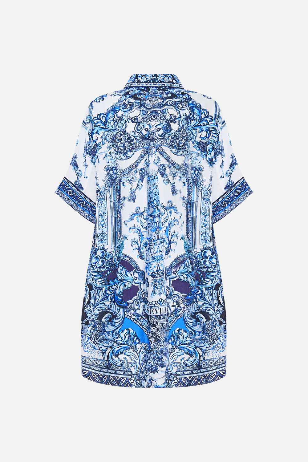 OVERSIZED POCKET TUNIC A TILED WONDERLAND - Image 7