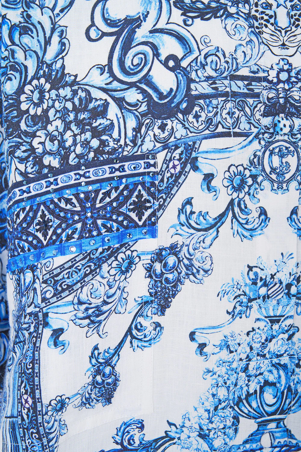 OVERSIZED POCKET TUNIC A TILED WONDERLAND - Image 8