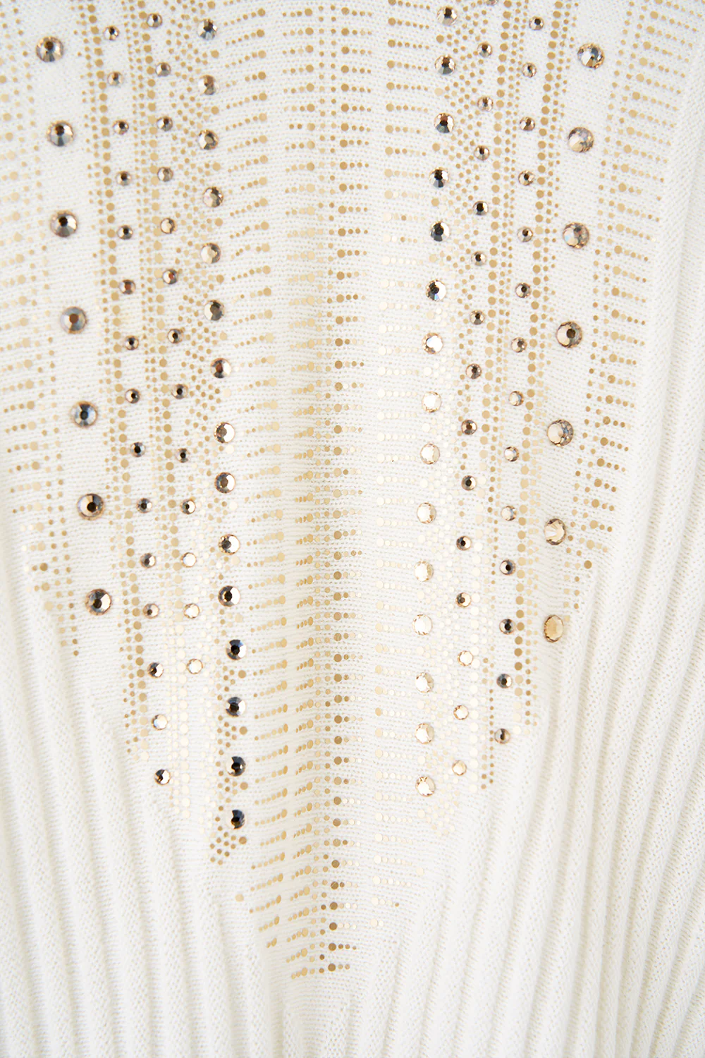 RELAXED V NECK KNIT TOP THE HUM OF THE ALHAMBRA - Image 8