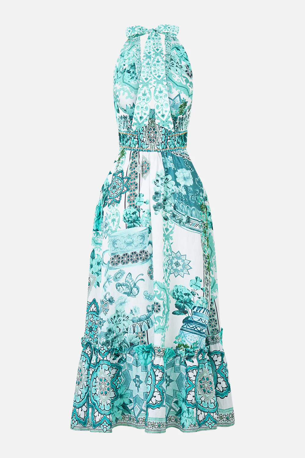 RUFFLE NECK HALTER DRESS BALEARIC BEBÉ - Image 6