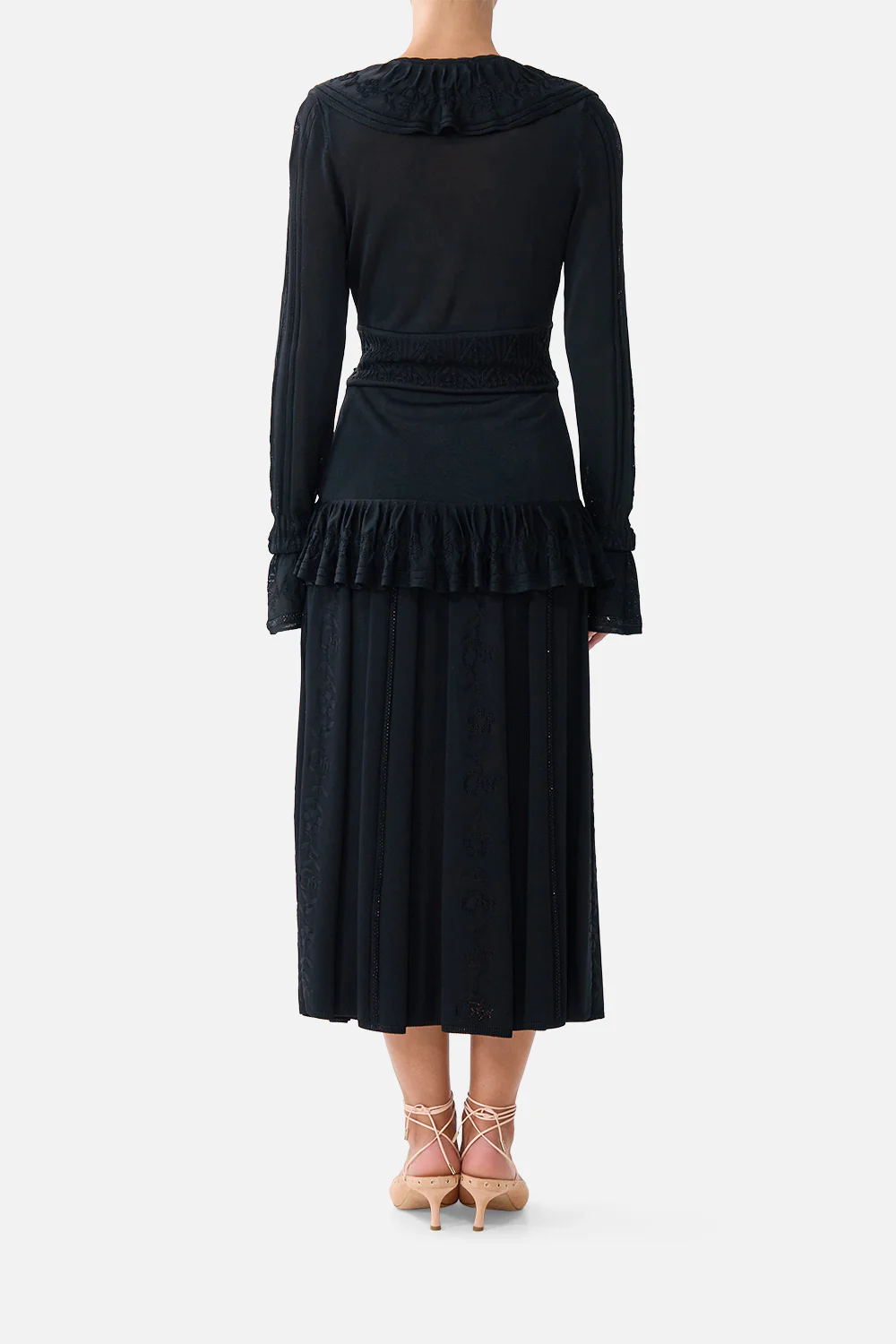 PLEATED KNIT SKIRT FLAMENCO FOLKLORE - Image 2