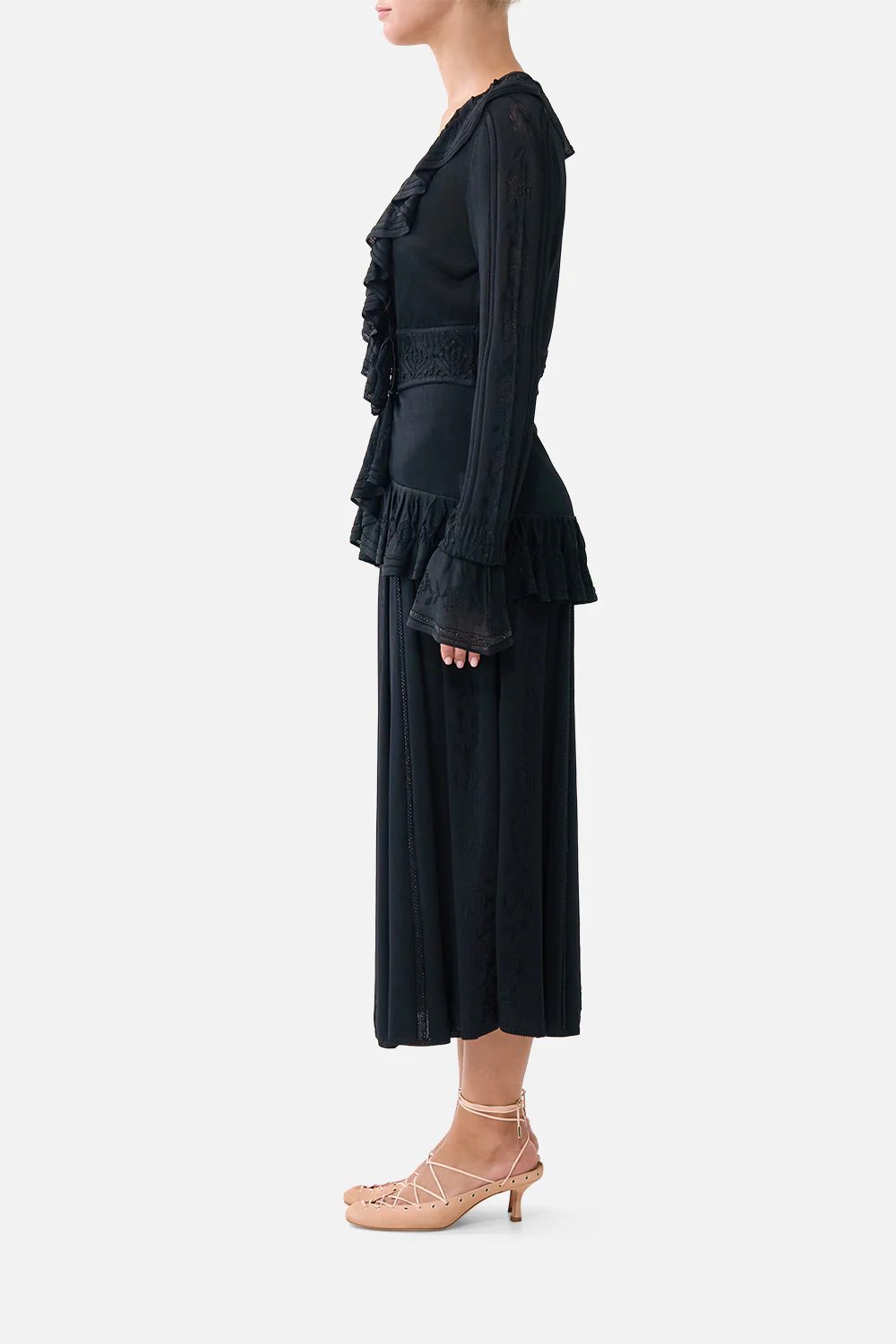 PLEATED KNIT SKIRT FLAMENCO FOLKLORE - Image 4