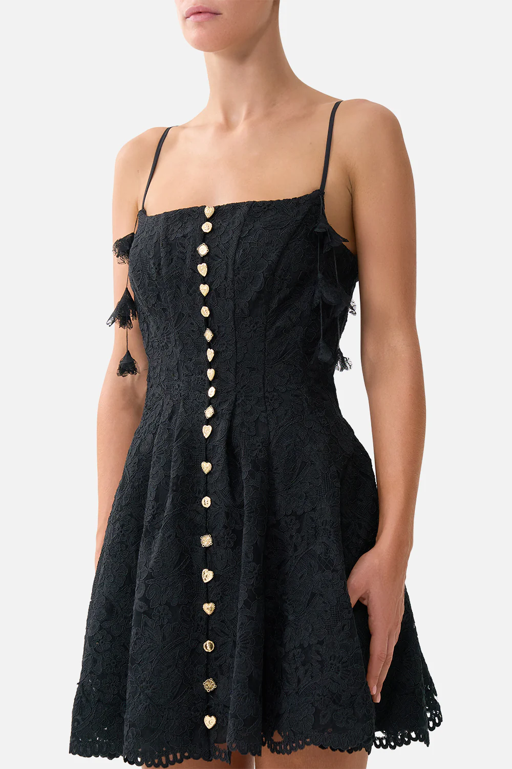 CORSET DRESS WITH SHORT FLARED SKIRT FLAMENCO FOLKLORE - Image 5