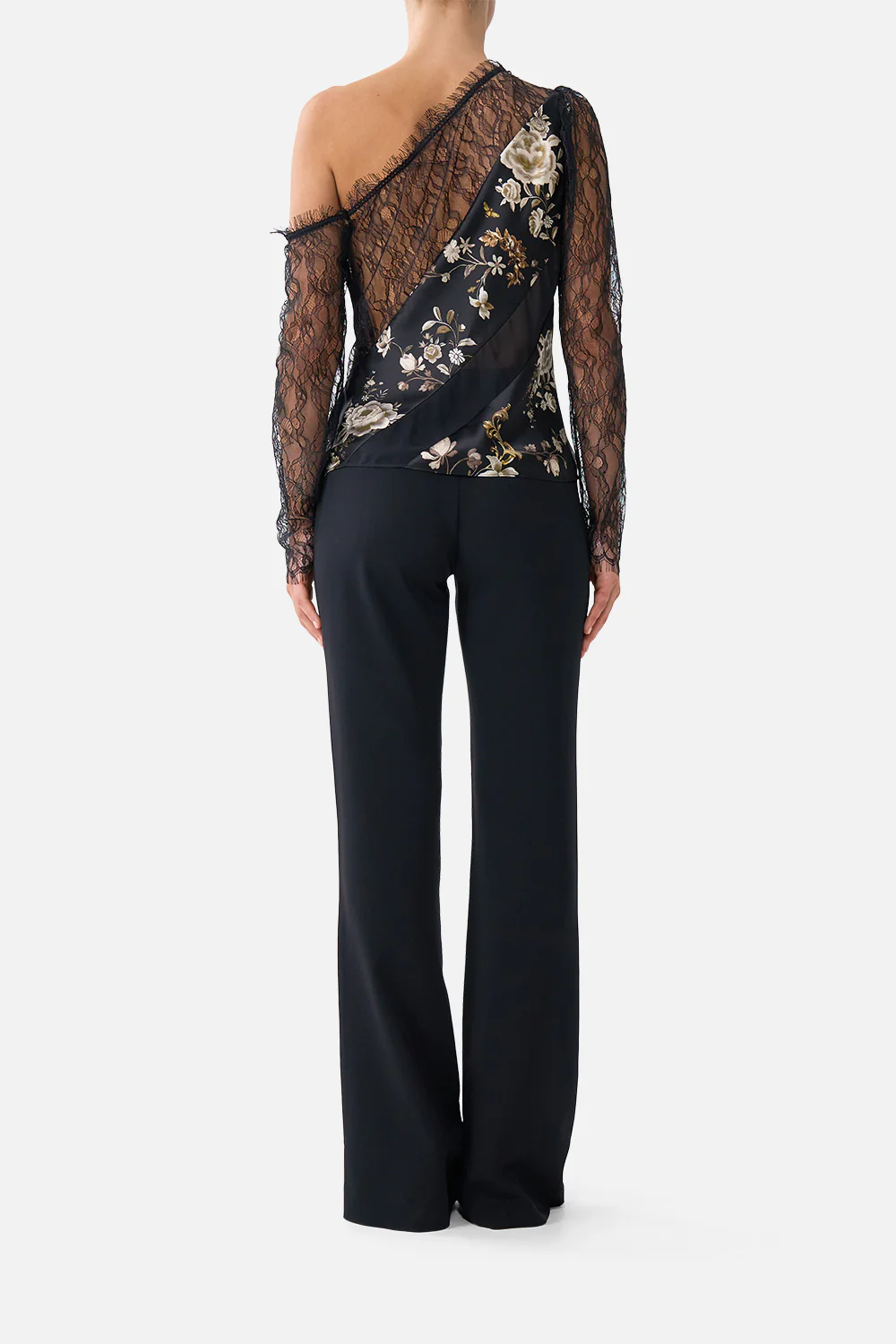 FLARE TROUSER WITH SEAM DETAIL FLAMENCO FOLKLORE - Image 2