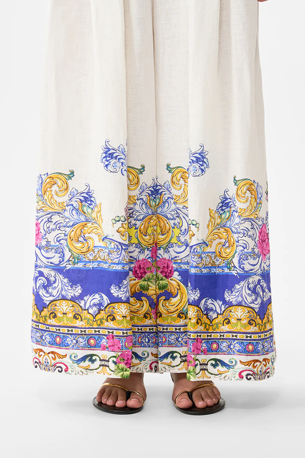 CORSET WAIST WIDE LEG PANT MILLA IN SEVILLA - Image 5