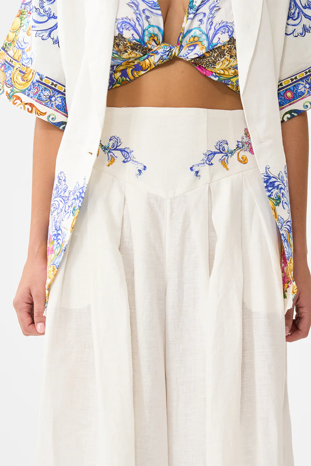 CORSET WAIST WIDE LEG PANT MILLA IN SEVILLA - Image 7