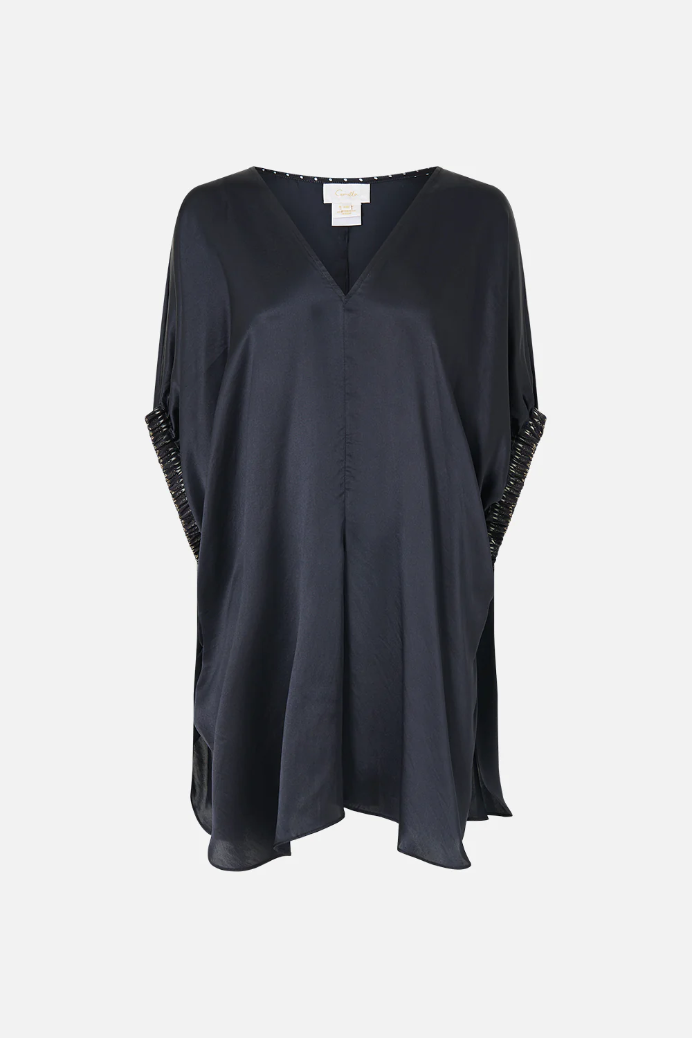 GATHERED CUFF V NECK TOP DAUGHTERS OF DUENDE - Image 3