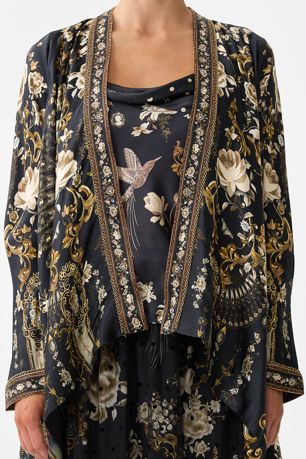 CROPPED SLEEVE LAYER WITH WAIST TIE FLAMENCO FOLKLORE - Image 6