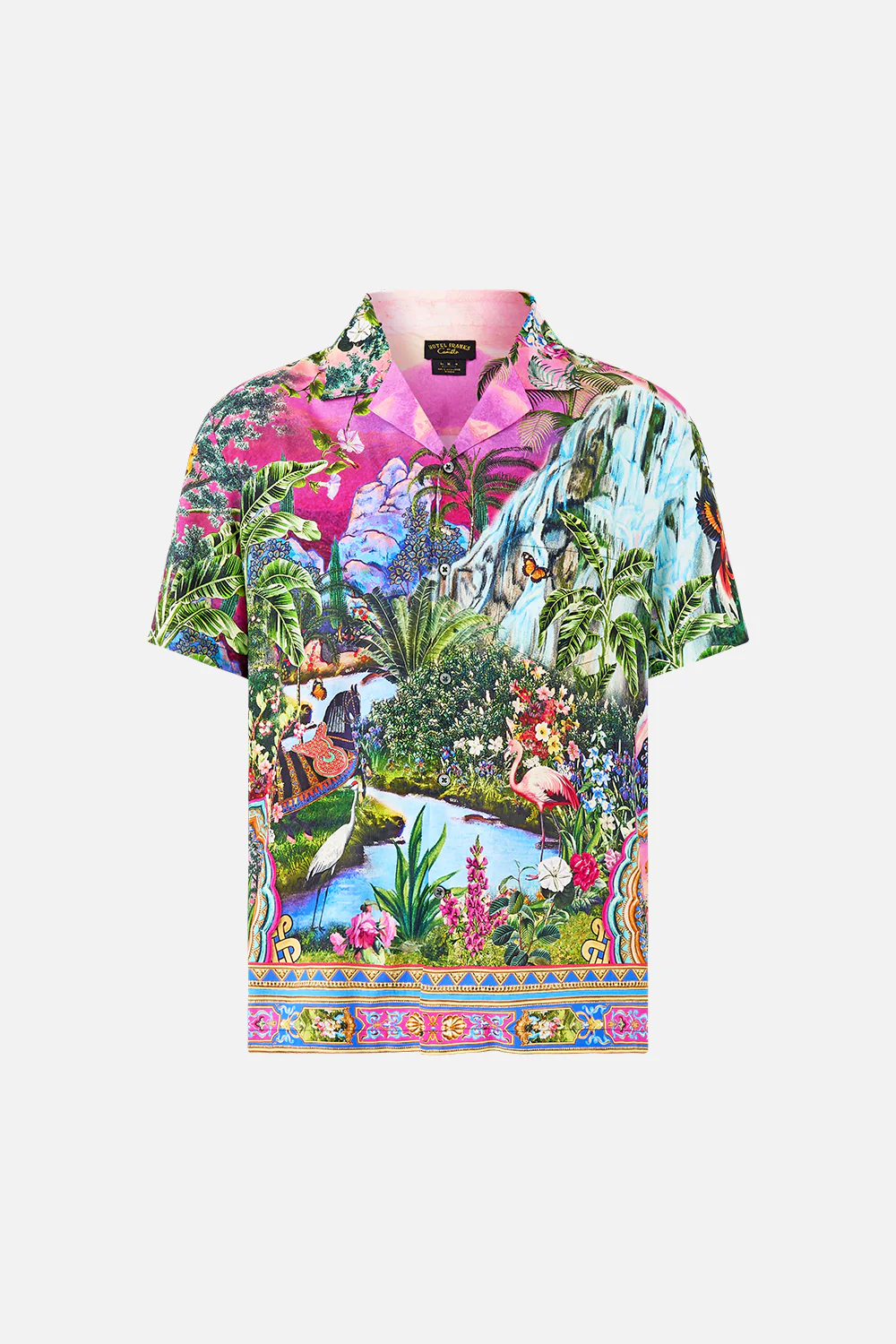SHORT SLEEVE CAMP COLLARED SHIRT TURKISH DELIGHT - Image 3