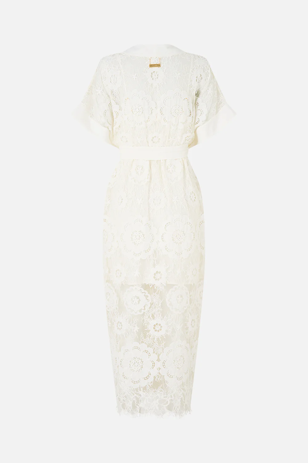 V NECK KAFTAN WITH TIE WAIST CREAM LACE I LEFT MY HEART IN GRANADA - Image 6