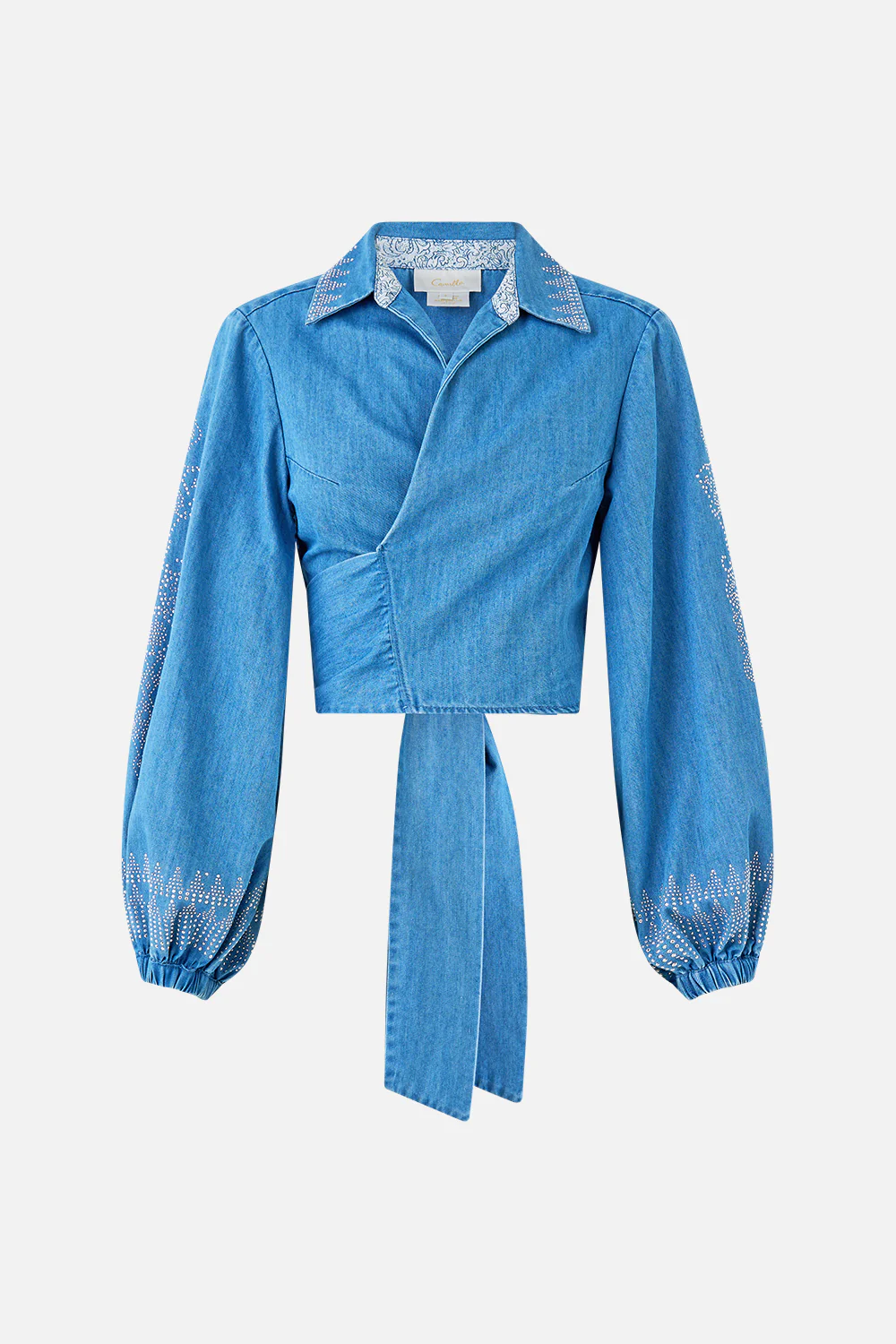 CROPPED WRAP SHIRT THE HUM OF THE ALHAMBRA - Image 3