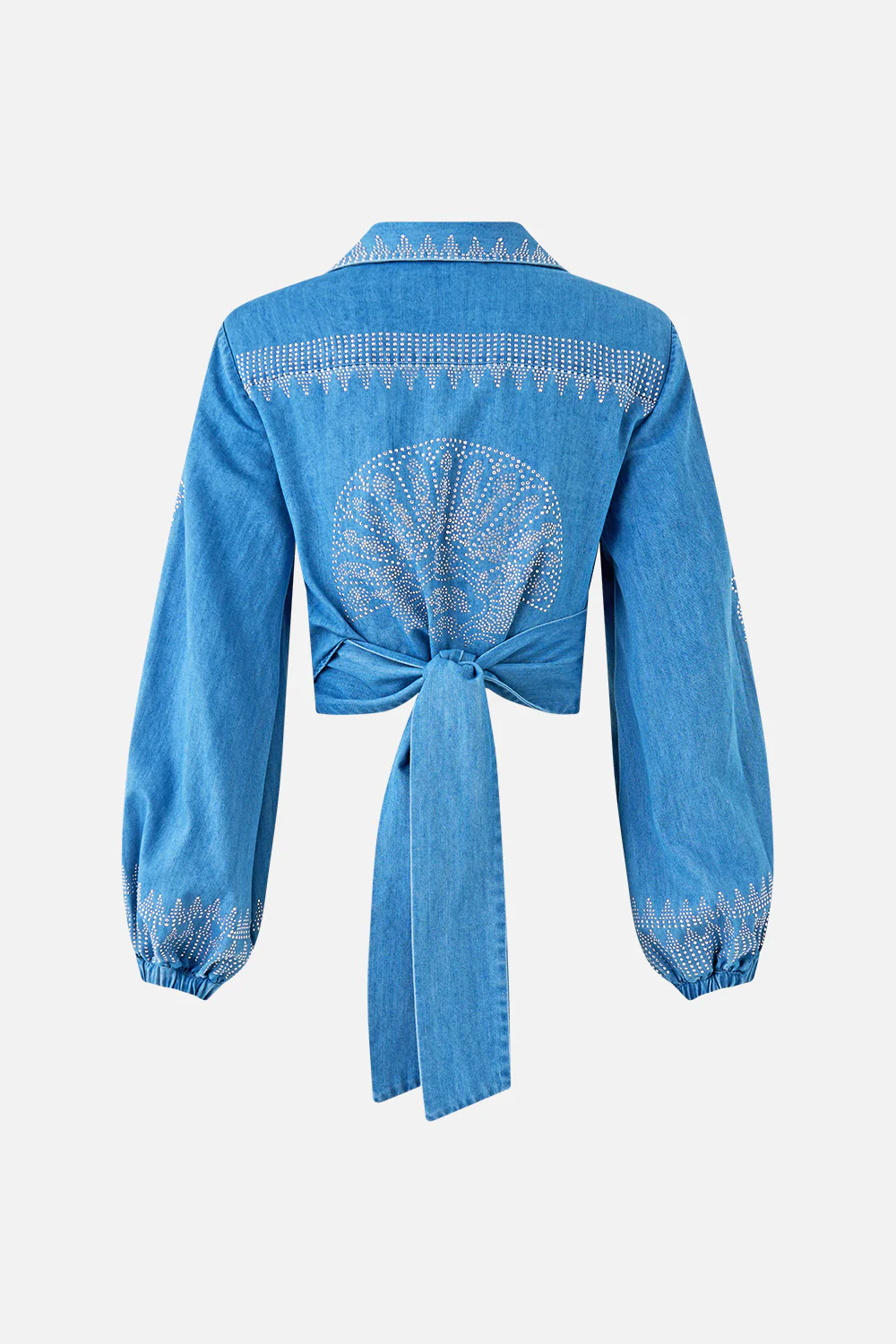 CROPPED WRAP SHIRT THE HUM OF THE ALHAMBRA - Image 7