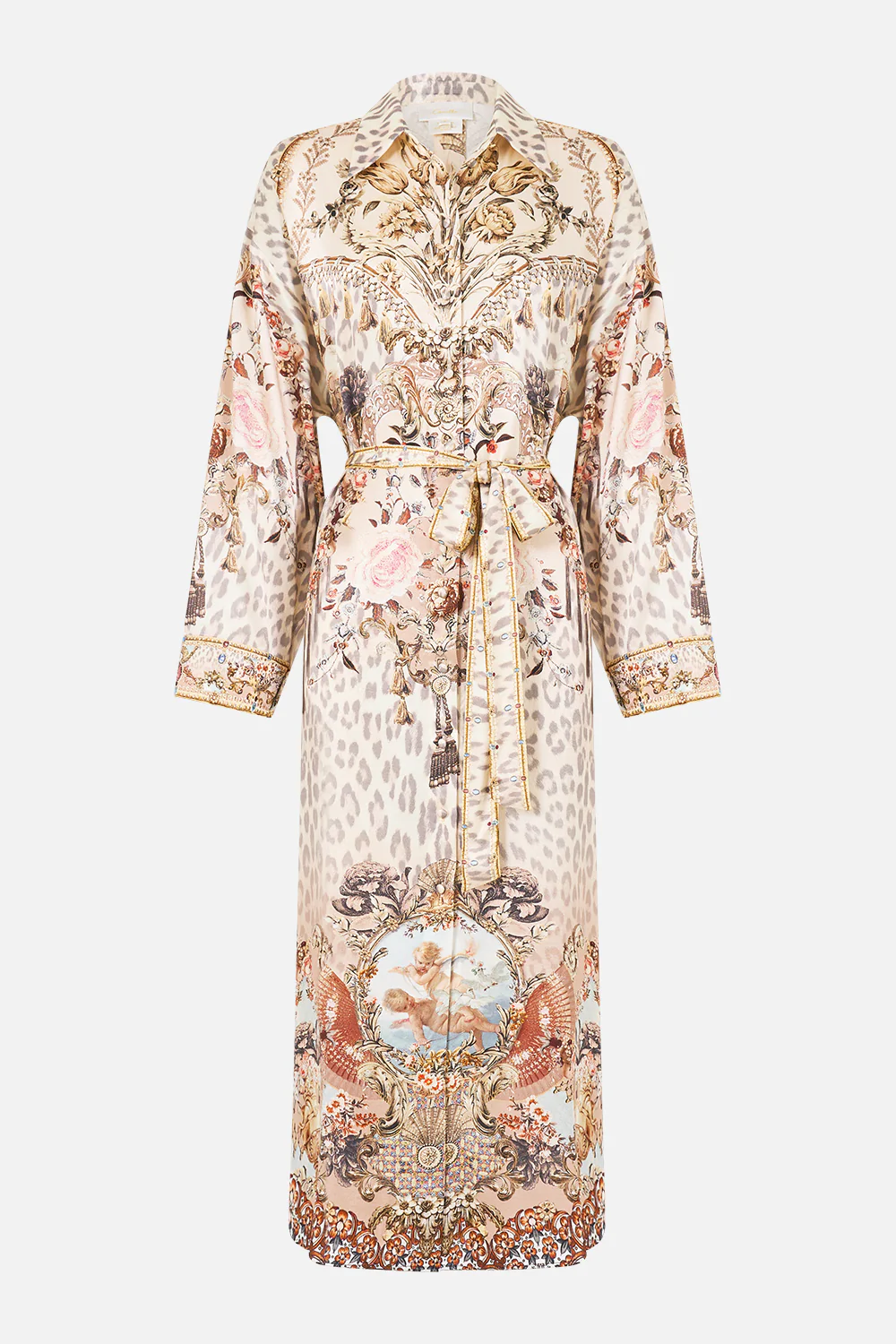 SHIRT DRESS WITH BACK BUTTON DETAIL ARANJUEZ ANIMALIA - Image 3
