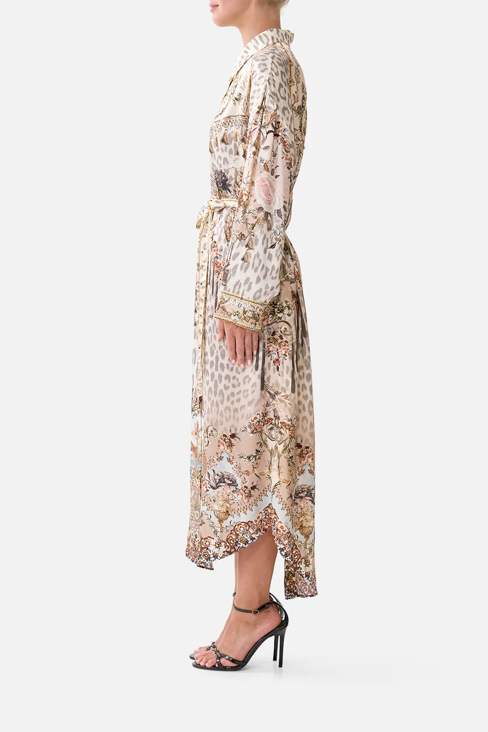 SHIRT DRESS WITH BACK BUTTON DETAIL ARANJUEZ ANIMALIA - Image 4
