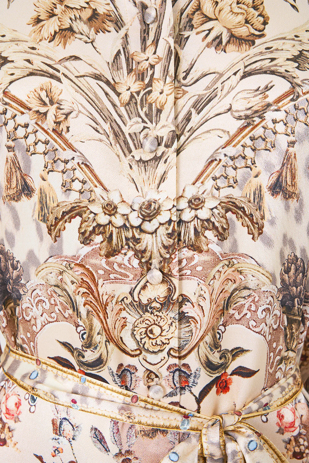 SHIRT DRESS WITH BACK BUTTON DETAIL ARANJUEZ ANIMALIA - Image 7