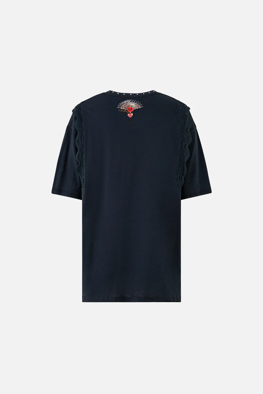 OVERSIZED TEE WITH LACE TRIM DAUGHTERS OF DUENDE - Image 7