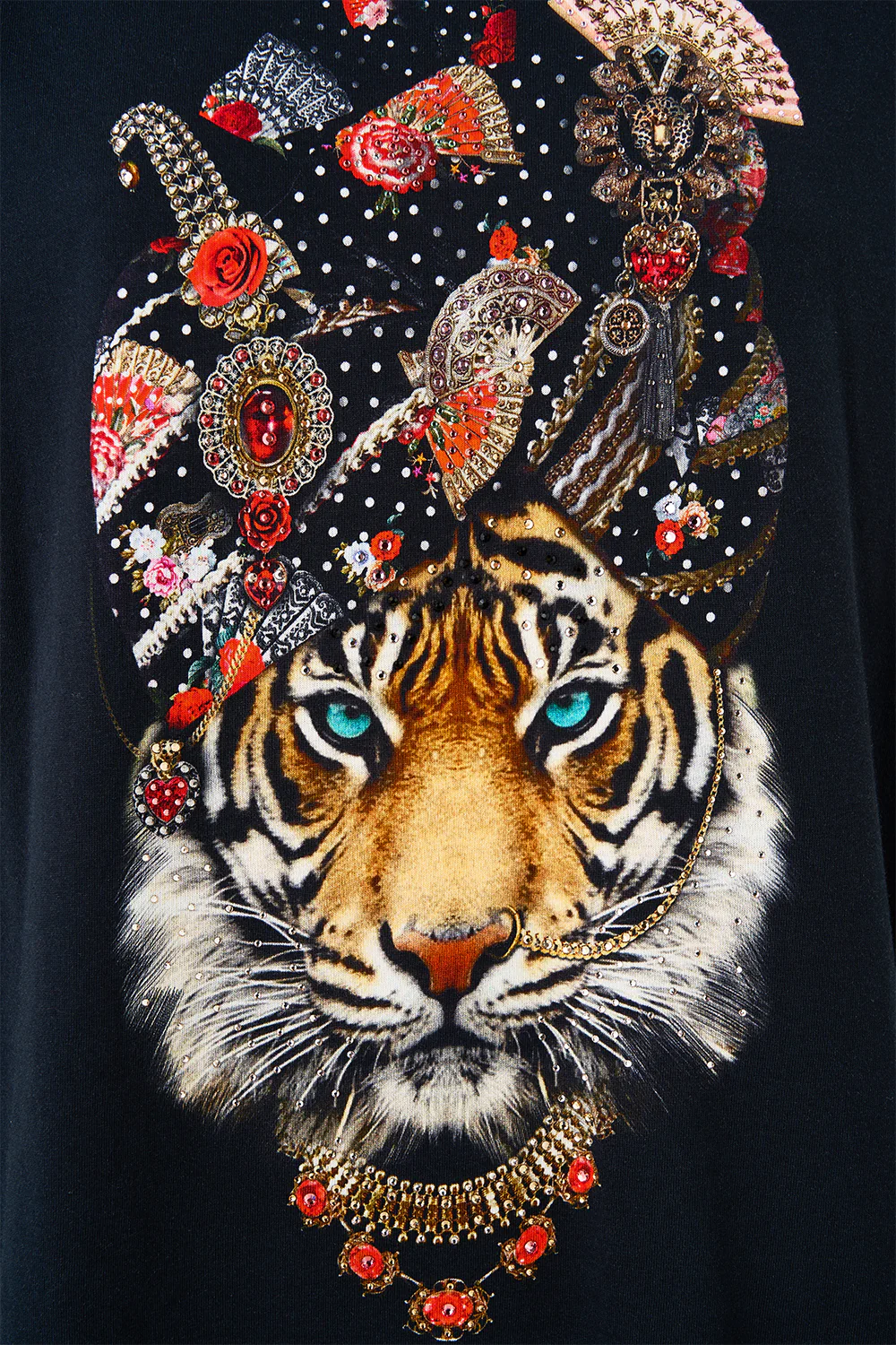 OVERSIZED TEE WITH LACE TRIM DAUGHTERS OF DUENDE - Image 8