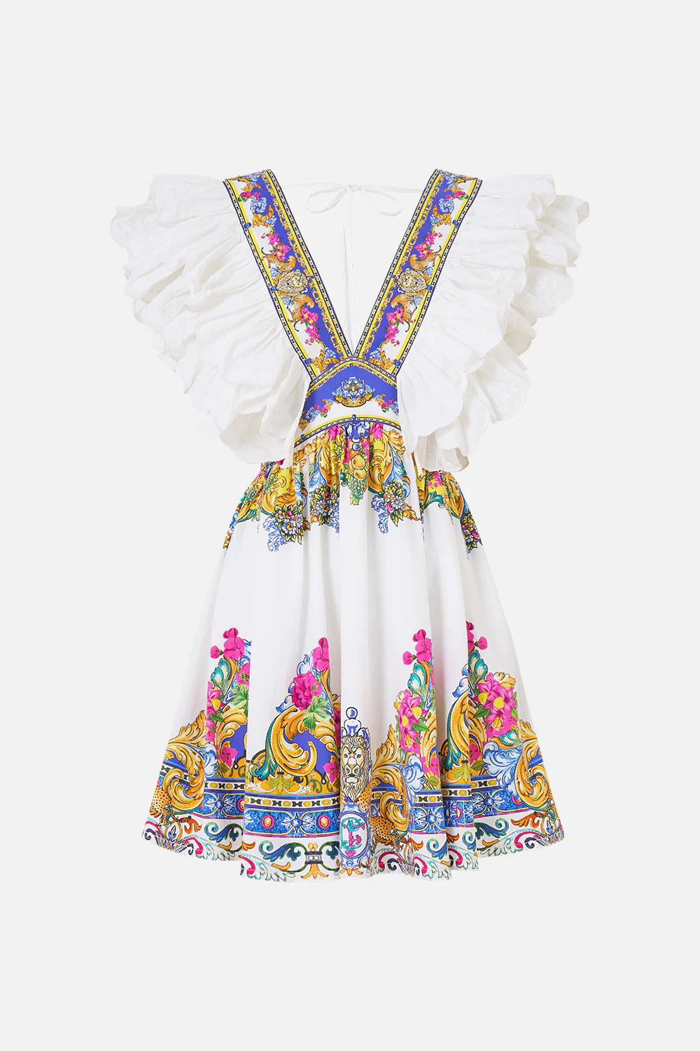 DOUBLE FRILL SLEEVE MINI DRESS MILLA IN SEVILLA - Image 3
