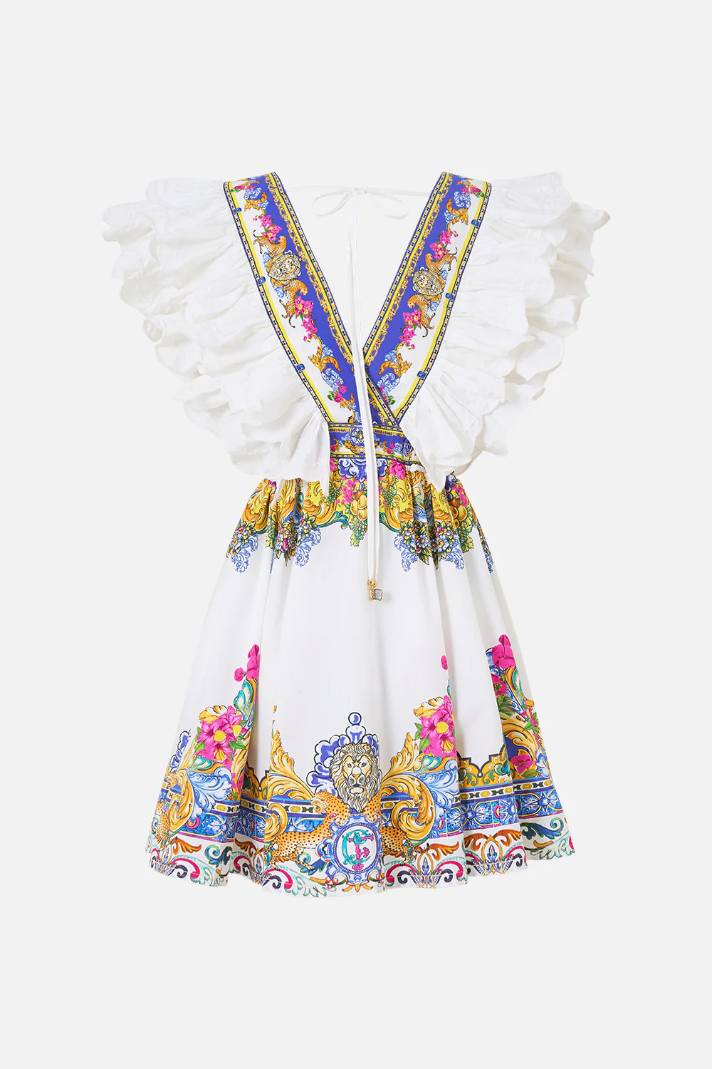 DOUBLE FRILL SLEEVE MINI DRESS MILLA IN SEVILLA - Image 7