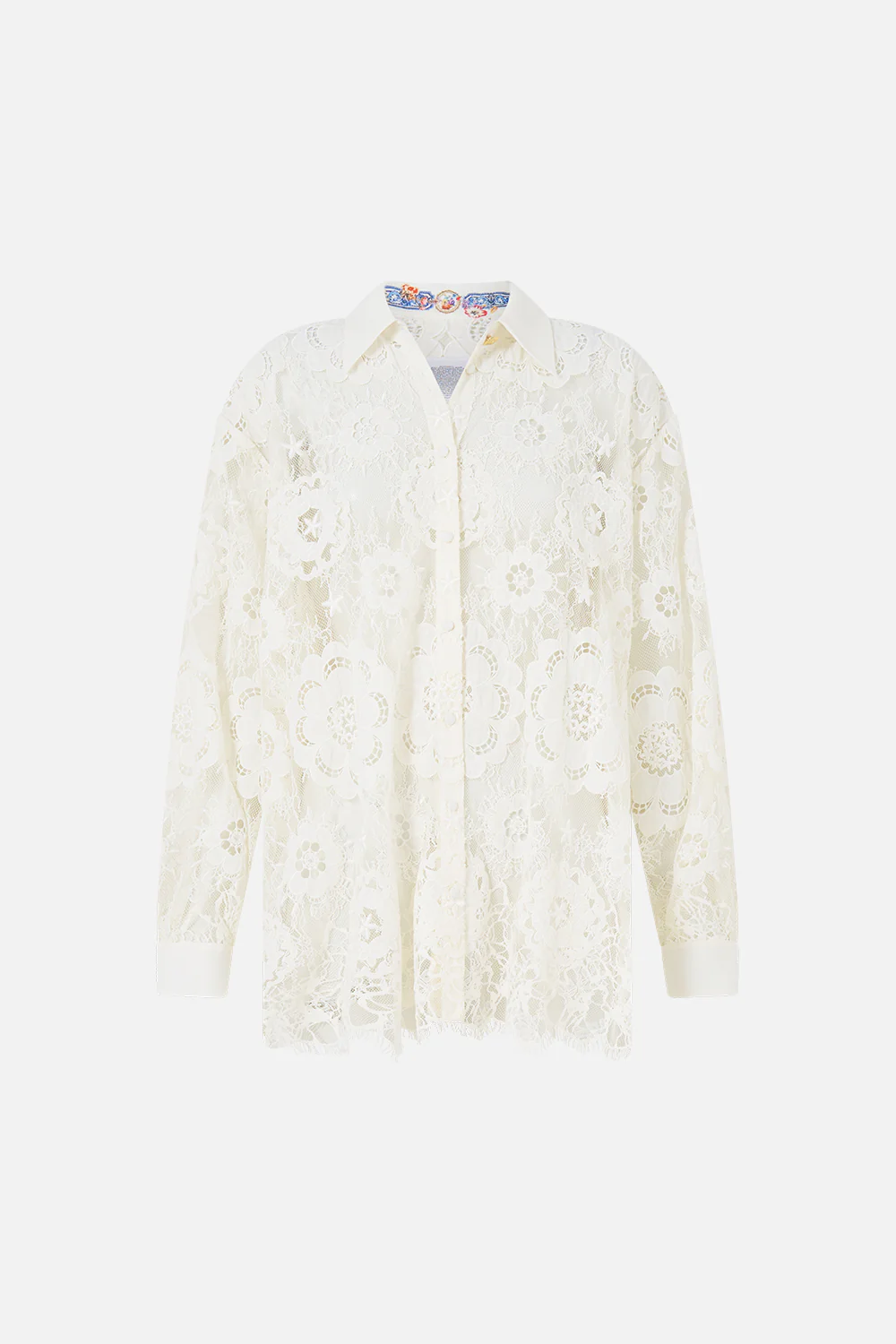STEPPED HEM SHIRT I LEFT MY HEART IN GRANADA - Image 3