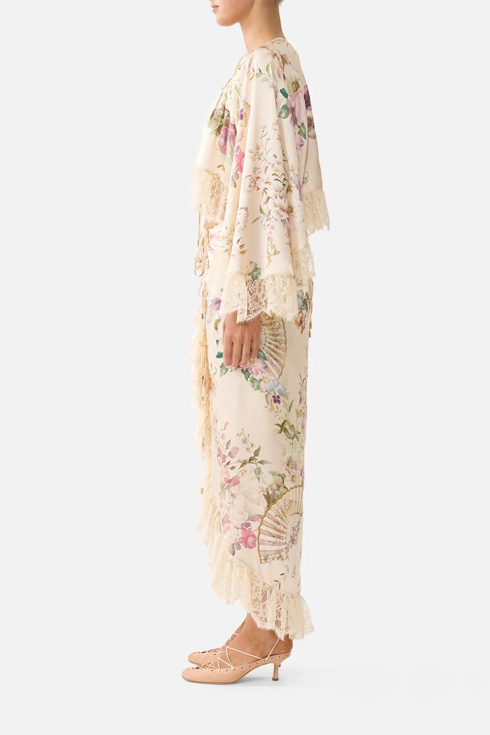 CROP RUFFLE TOP ADORNED IN ARANJUEZ - Image 4