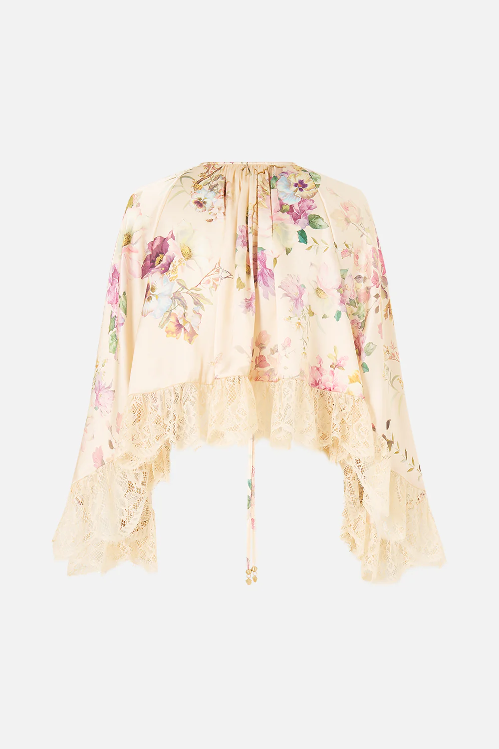 CROP RUFFLE TOP ADORNED IN ARANJUEZ - Image 6
