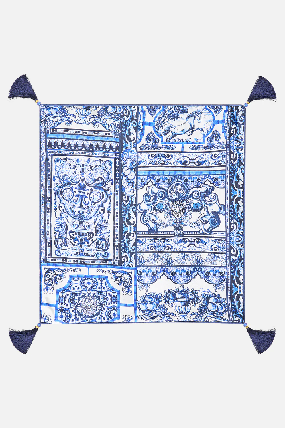 SMALL SQUARE CUSHION A TILED WONDERLAND - Image 2
