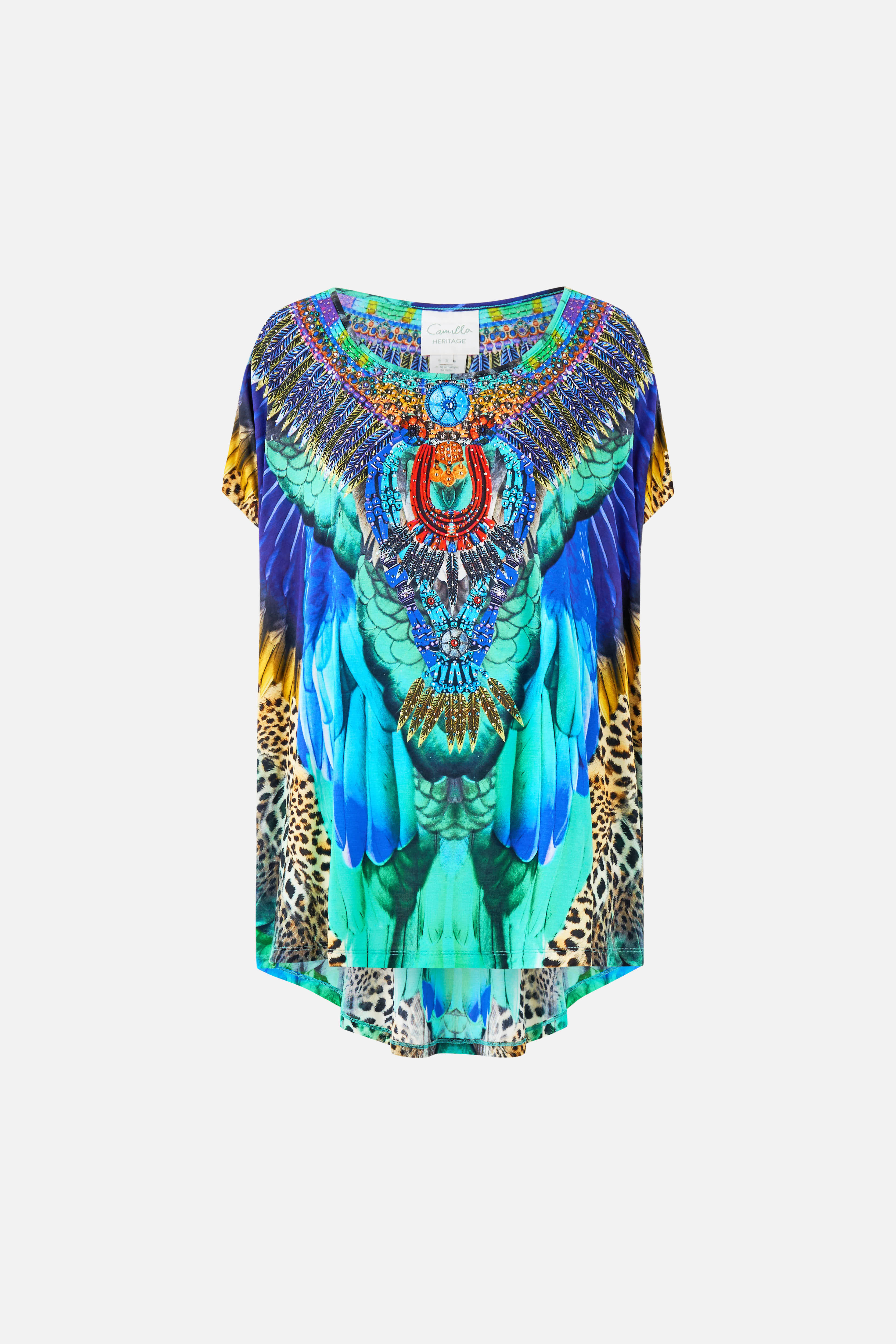 LOOSE FIT TEE JUNGLE FLIGHT - Image 3