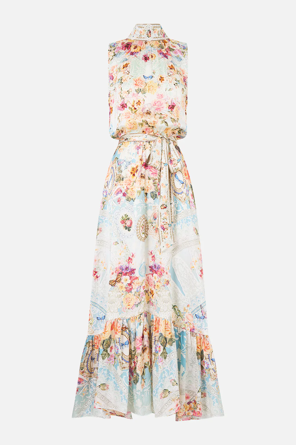 NECKTIE DRESS WITH ELASTICATED WAIST A TASTE FOR LACE - Image 3