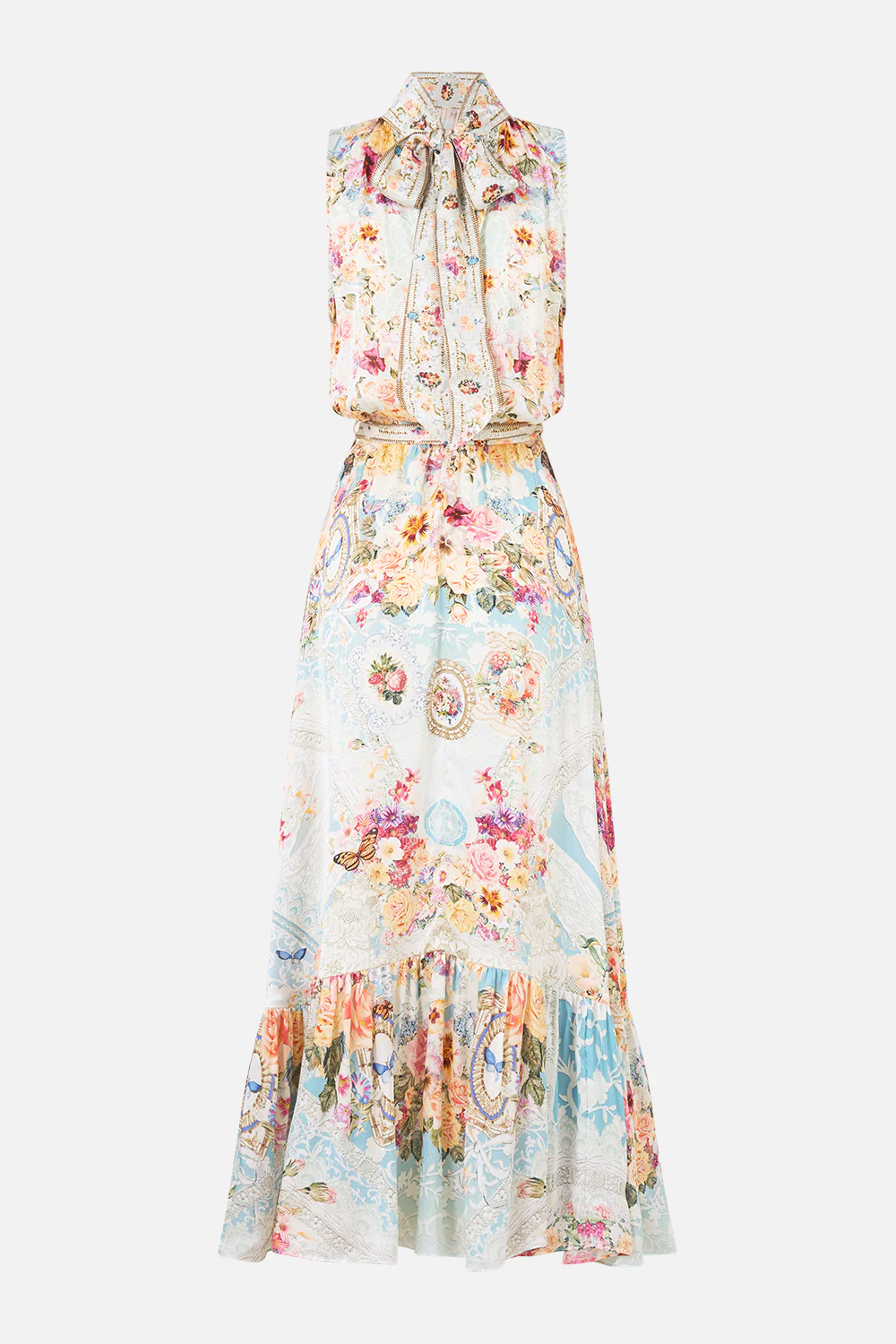 NECKTIE DRESS WITH ELASTICATED WAIST A TASTE FOR LACE - Image 6