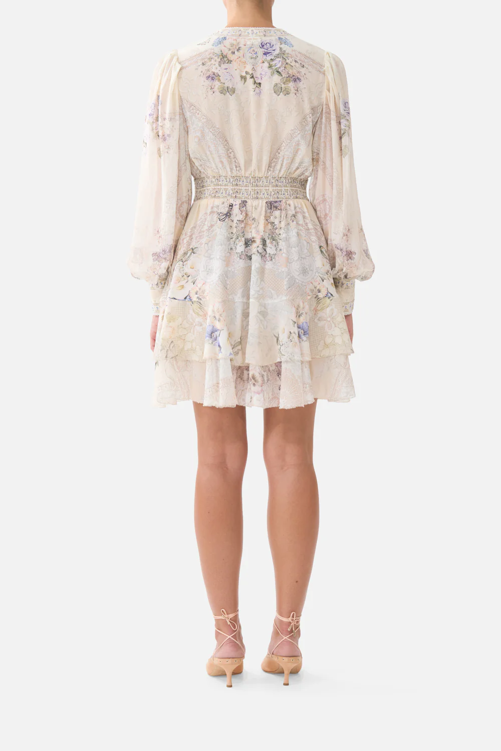 BUTTON FRONT FRILL DRESS LACED WITH LOVE - Image 2