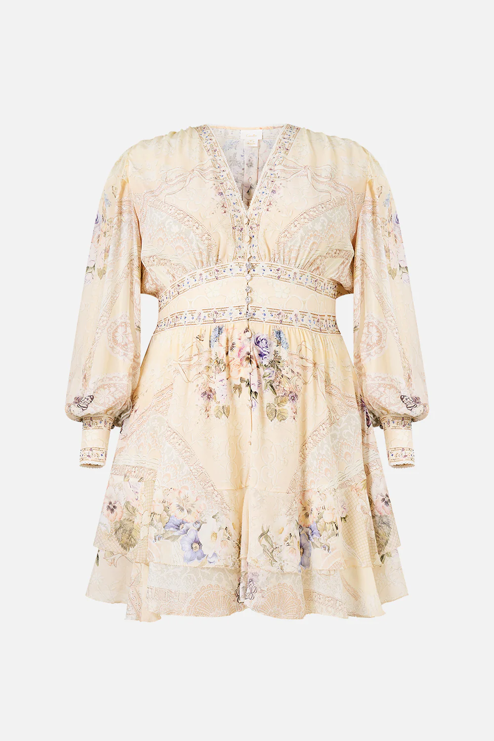 BUTTON FRONT FRILL DRESS LACED WITH LOVE - Image 8