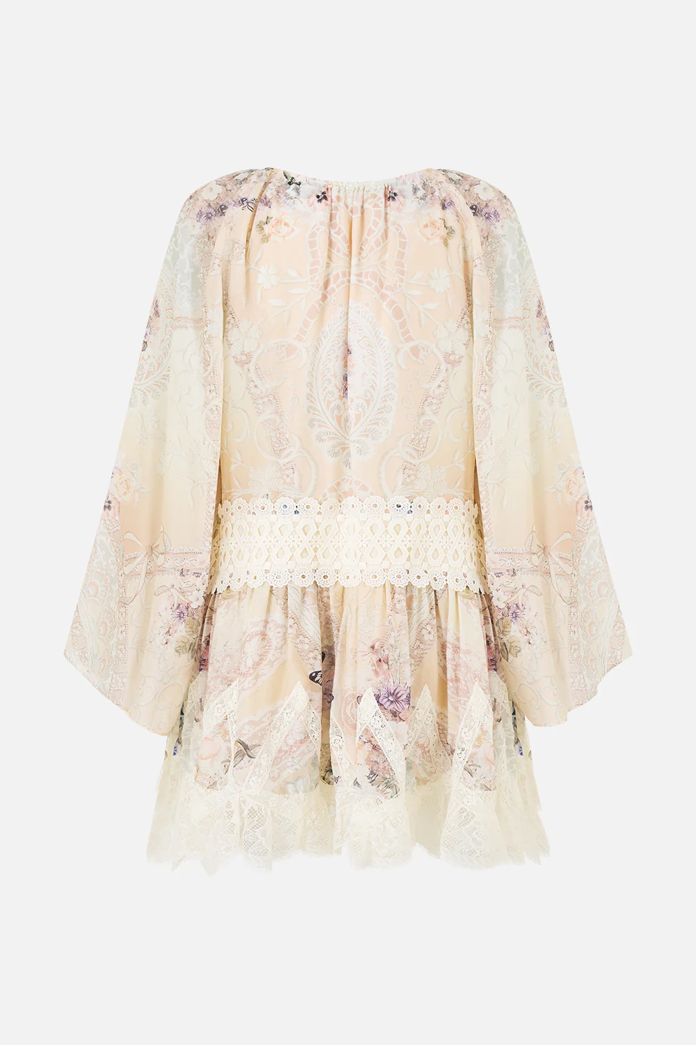 RELAXED SHORT DRESS WITH DROPPED WAIST LACED WITH LOVE - Image 6
