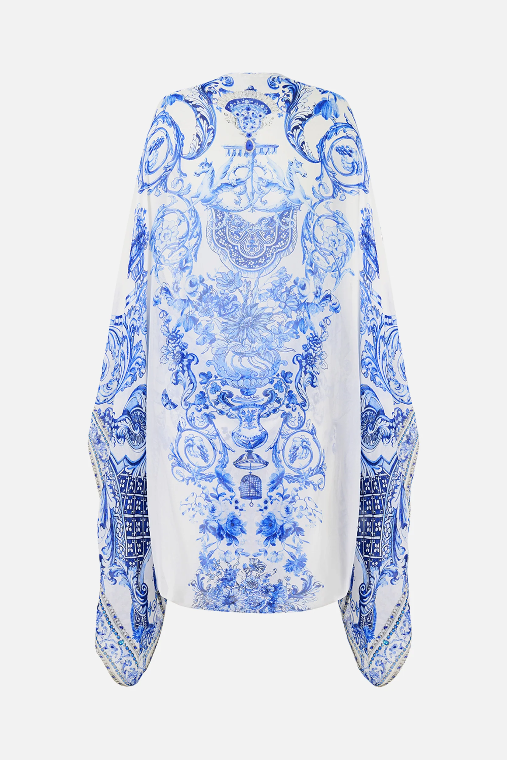 SILK CHIFFON SHRUG CERAMIC PANORAMIC - Image 6