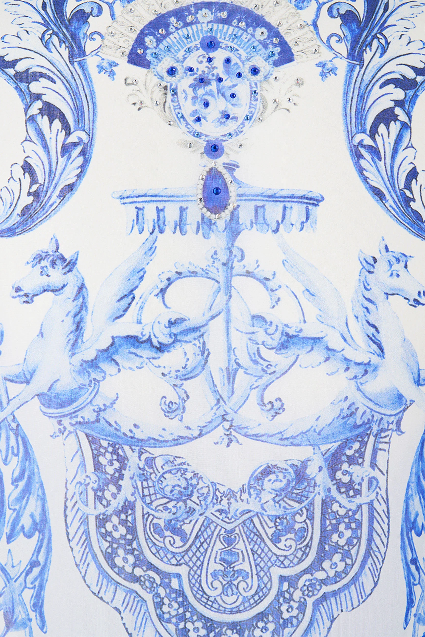 SILK CHIFFON SHRUG CERAMIC PANORAMIC - Image 7