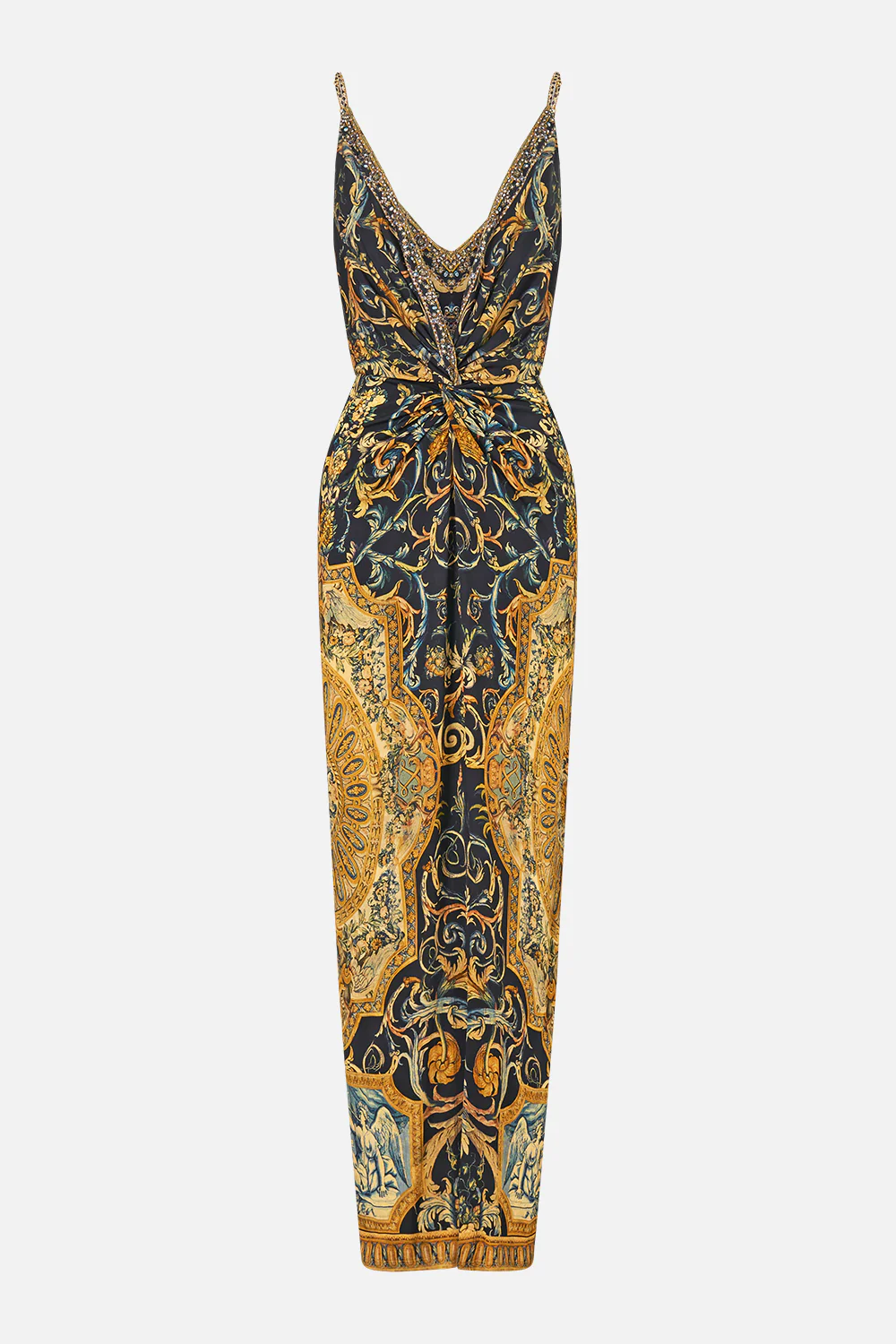 STRAPPY DRESS WITH TWIST FRONT MUSEUM MEMOIRS - Image 3