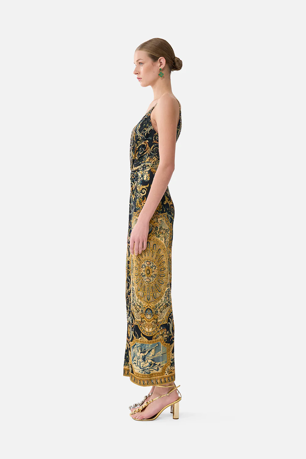 STRAPPY DRESS WITH TWIST FRONT MUSEUM MEMOIRS - Image 4