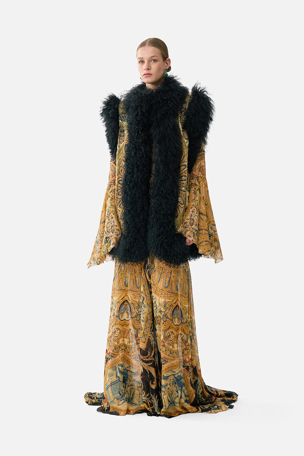 OVERSIZED SHEARLING GILET MUSEUM MEMOIRS