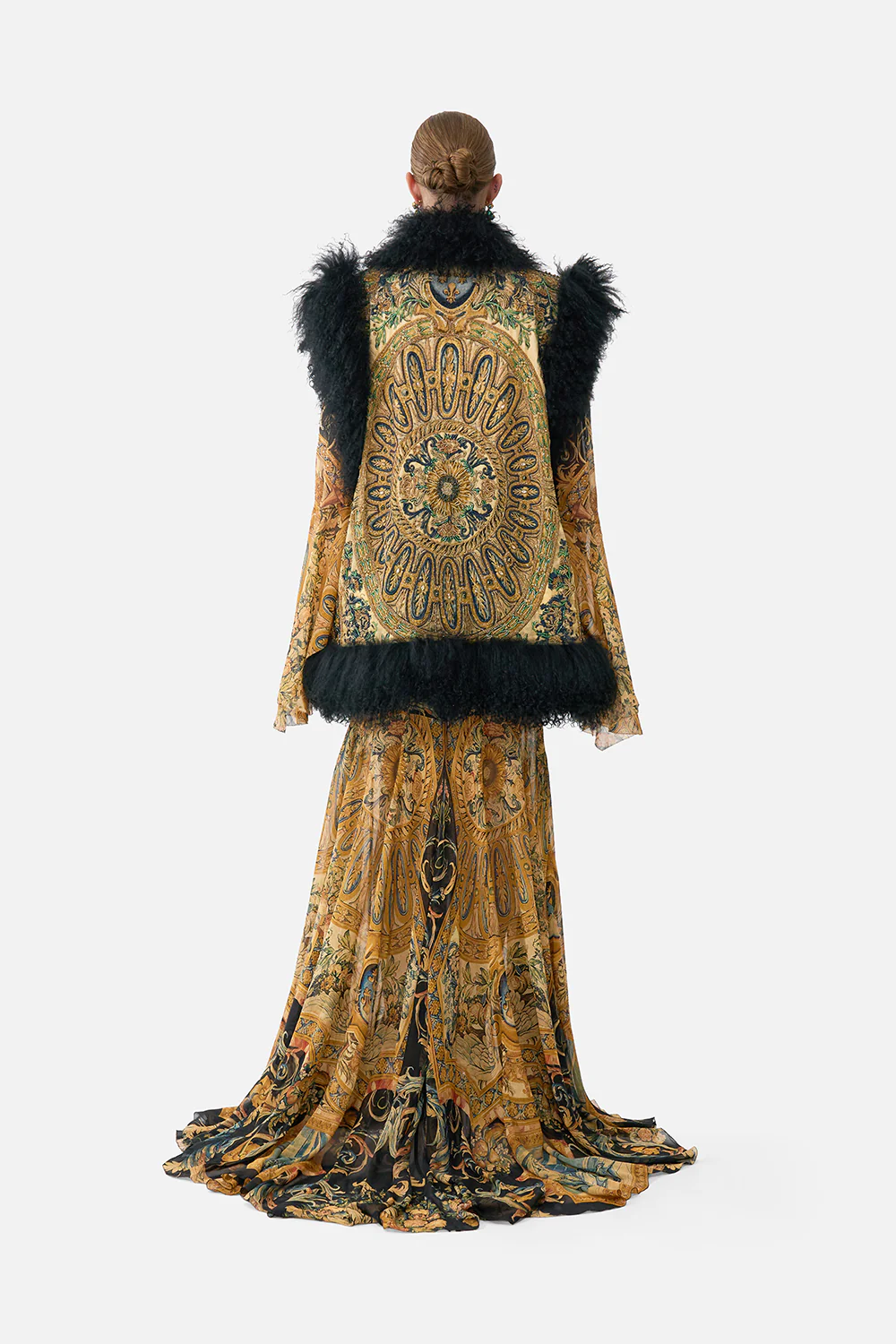 OVERSIZED SHEARLING GILET MUSEUM MEMOIRS - Image 2
