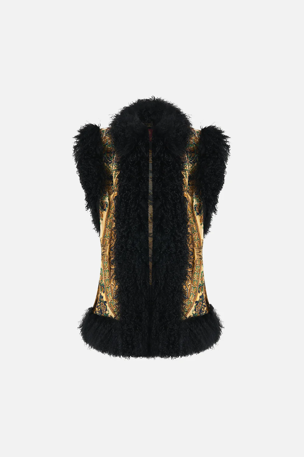 OVERSIZED SHEARLING GILET MUSEUM MEMOIRS - Image 3