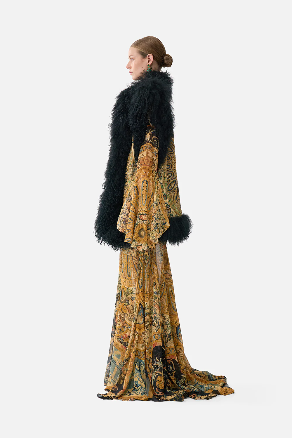OVERSIZED SHEARLING GILET MUSEUM MEMOIRS - Image 4