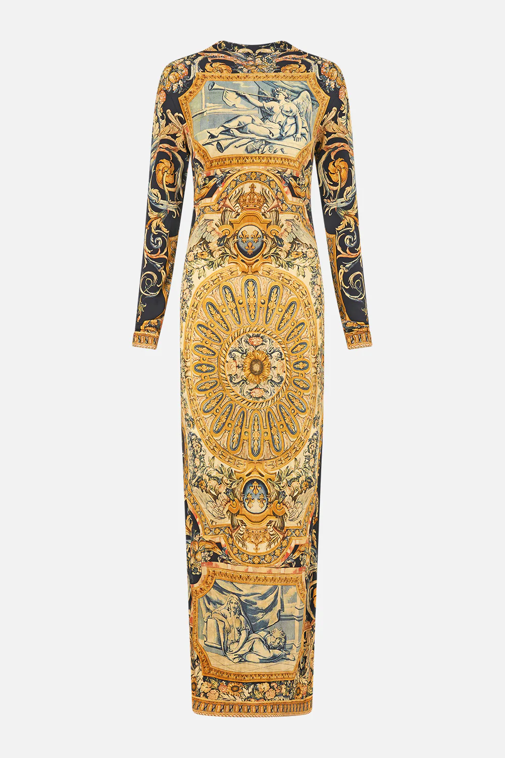 BACK DETAIL JERSEY DRESS MUSEUM MEMOIRS - Image 3