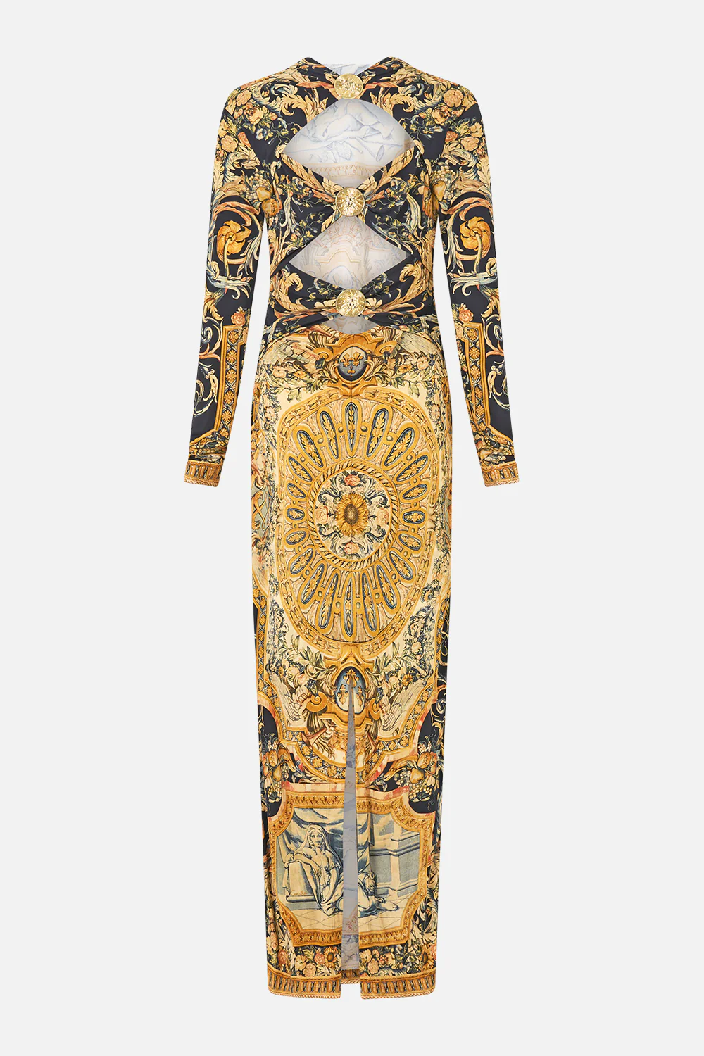 BACK DETAIL JERSEY DRESS MUSEUM MEMOIRS - Image 6