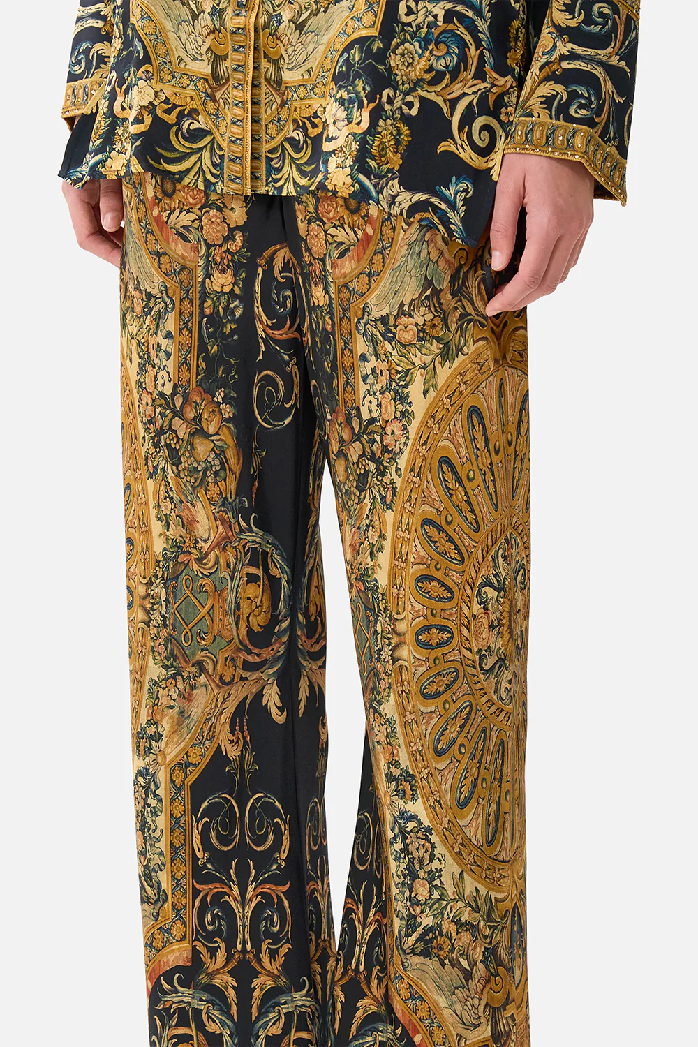 BIAS CUT DRAWSTRING PANT MUSEUM MEMOIRS - Image 5