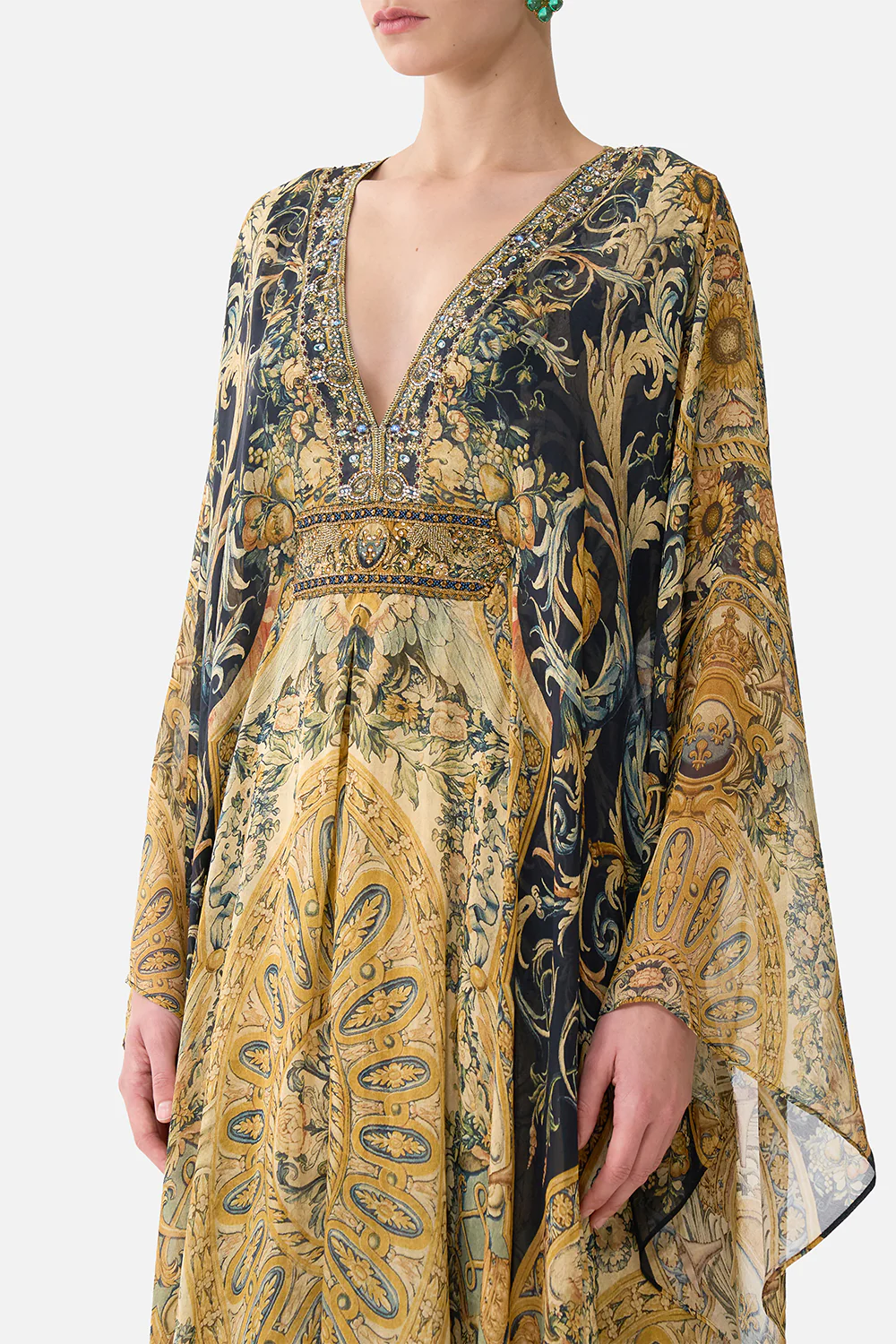 LONG KAFTAN WITH WAIST DETAIL MUSEUM MEMOIRS - Image 4