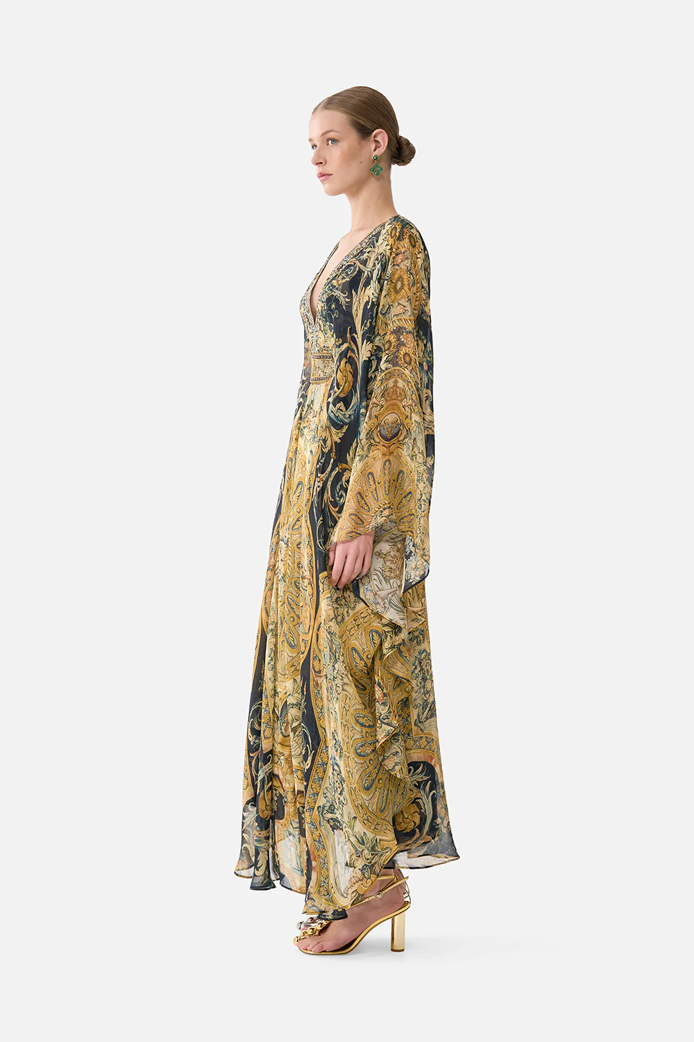 LONG KAFTAN WITH WAIST DETAIL MUSEUM MEMOIRS - Image 5