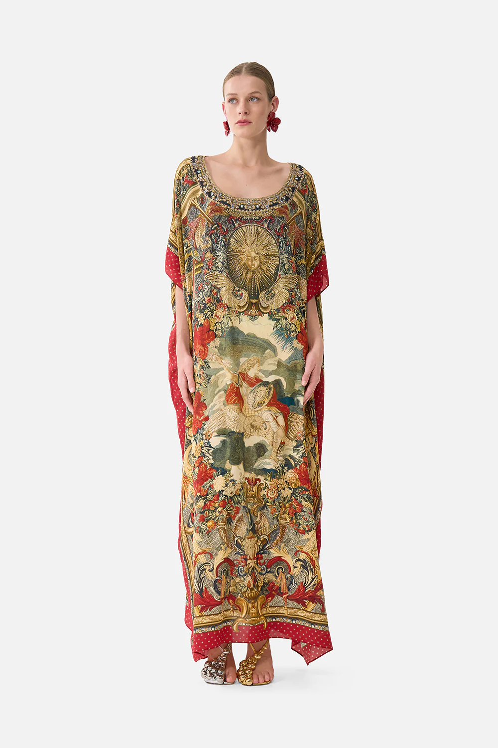ROUND NECK KAFTAN MEET ME AT THE MET